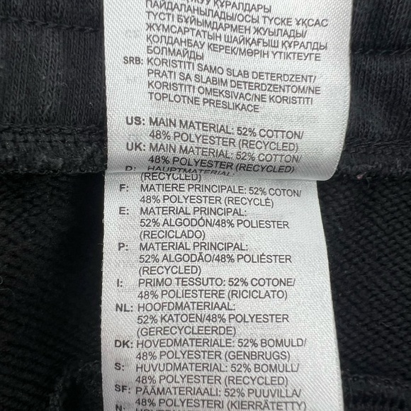 adidas Black Logo Sweatpants Size Medium Women’s - Picture 6 of 6